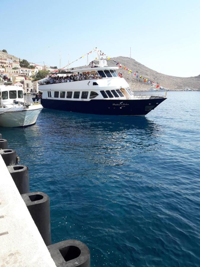 Villa Afroditi Chalki Town Exteriör bild